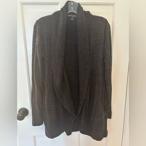 BAREFOOT DREAMS BLACK COZYCHIC LITE CARDIGAN SIZE MEDIUM